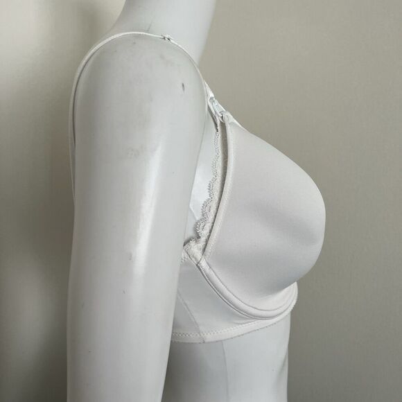 Chantelle Flexi Wire Bra Size 34 DD White Nursing Maternity Breastfeeding - Picture 5 of 9